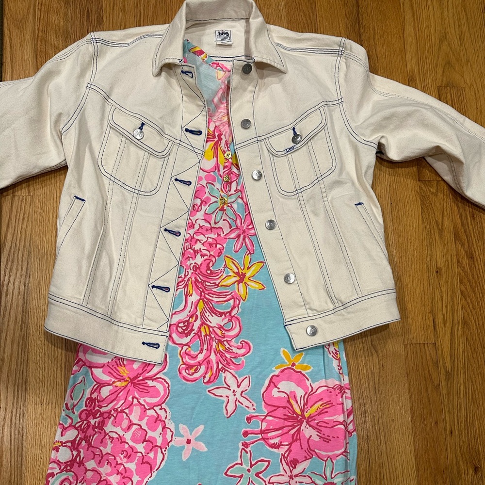 Lilly Pulitzer Pink and Blue Floral Dress